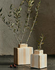 cube vase and stripes
