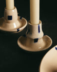 Stoneware Candle holder Bartblanc