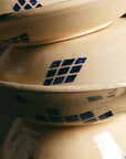 Bowls hechos a mano con diseño Bartblanc en azul royal